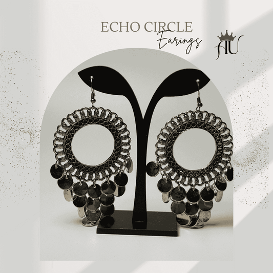 Echo Circle Earrings - Glam Studio By Annie Usman