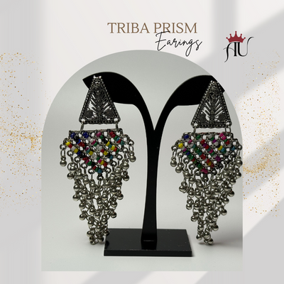 silver-oxidized-tribal-prism-earrings