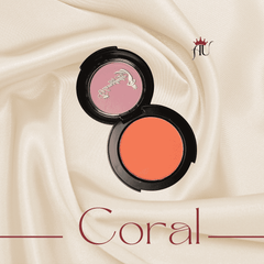 Coral Powder Blush | Natural Glow Makeup Essential