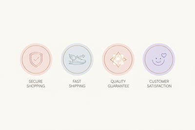 i create a picture for trust icon row because we tell why customer shop with us 